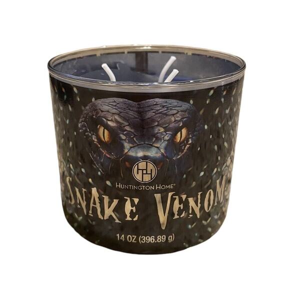 Snake Venom 3 Wick Candle Limited Edition Black Magic Gothic Viral NEW RARE - Picture 2 of 5
